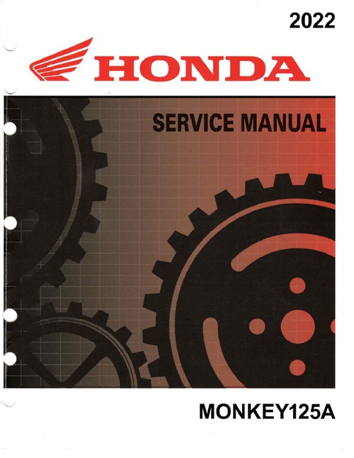 Product picture Honda-Monkey-2022-Service-Manual